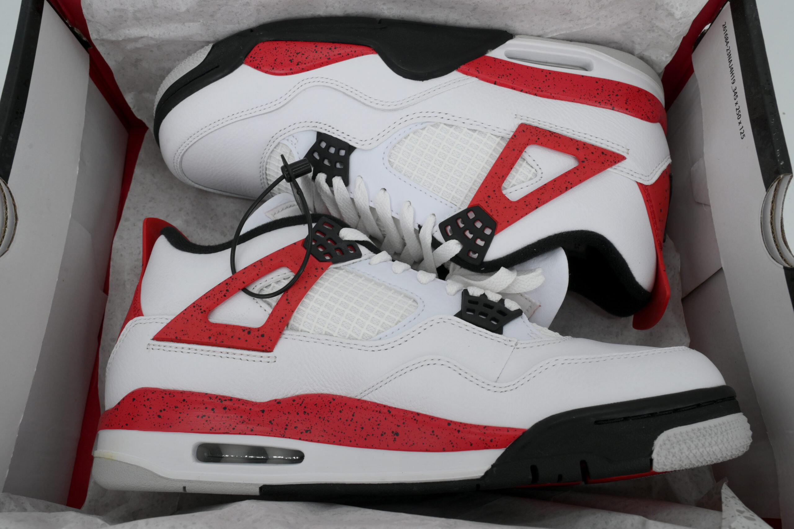Nike Air Jordan 4 AJ4 "Red Cement" Men's Athletic Sneakers Basketball DH6927-161 - Image 6