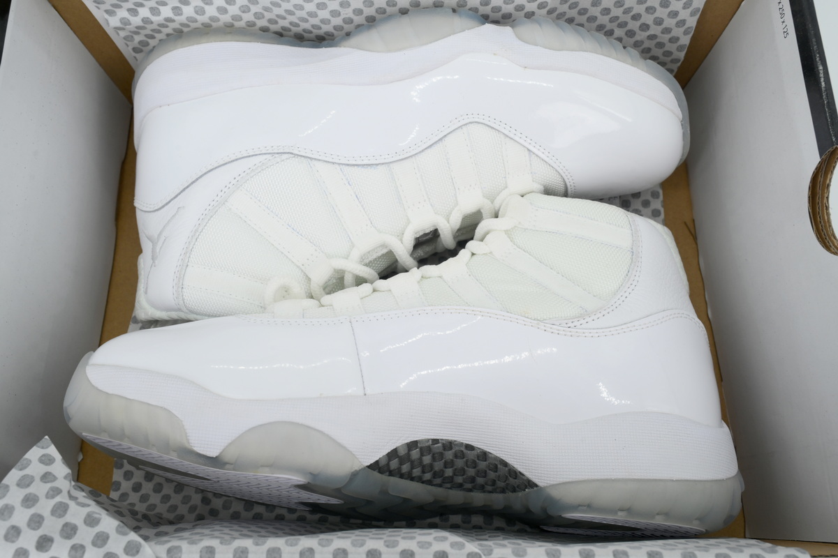 Nike Air Jordan 11 AJ11 Retro 'Silver Anniversary' Men's Lace-up Basketball Sneakers Athletic Shoes 408201-101 - Image 6