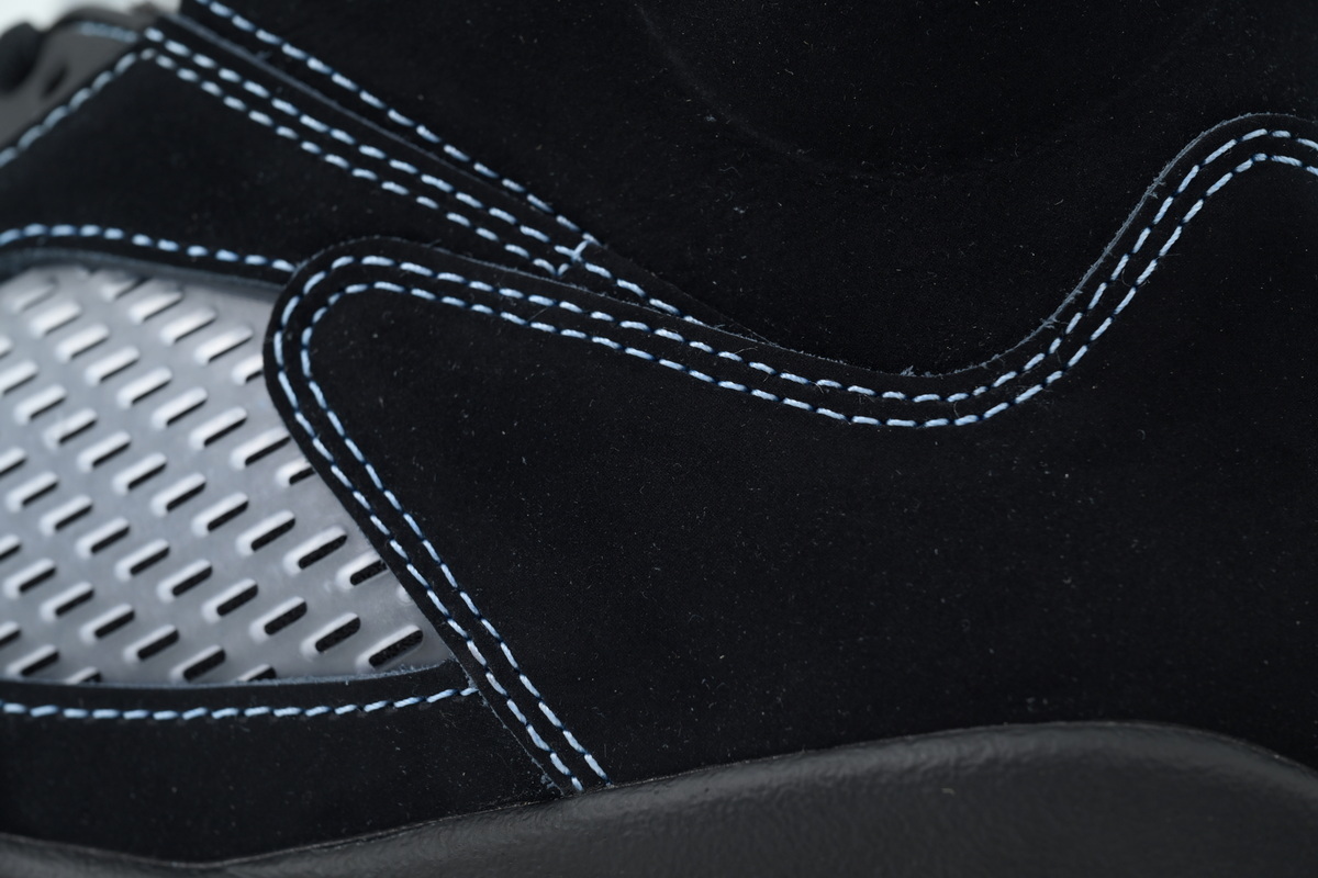 Nike Air Jordan 5 AJ5 5 Retro 'Black University Blue' 2026 Men's Lace-Up Basketball Athletic Sneakers Shoes DD0587-008 - Image 3