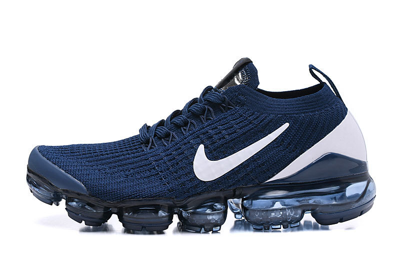 Nike Air VaporMax Flyknit 3 Blue/White Men's Air Cushion Sneakers Casual Shoes US Sizes 8-11 - Image 2