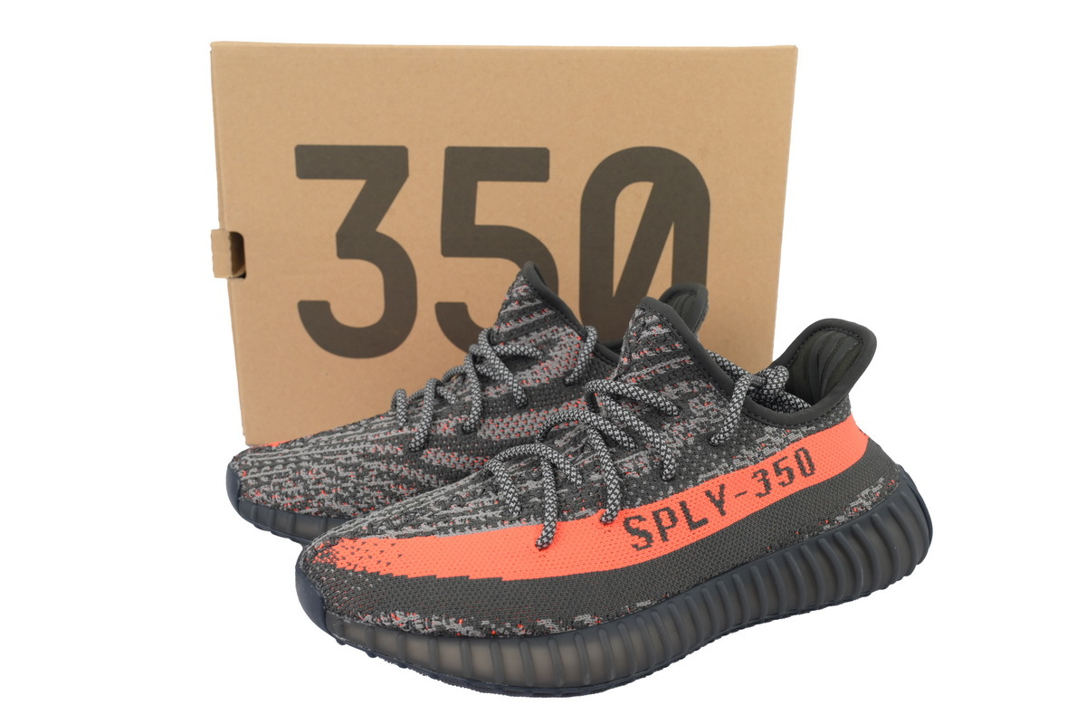 adidas Yeezy Boost 350 V2 Green Grey Men's Low Top Lace-Up Sneakers Athletic Basketball US Size - Image 8