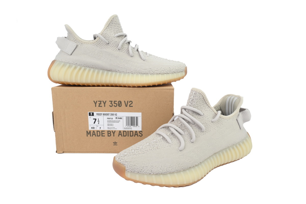 adidas Yeezy Boost 350 V2 “Sesame” Men's Low Top Lace-Up Sneakers Athletic Basketball US Size - Image 7