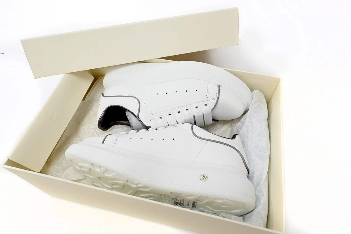 Alexander McQueen Silver Edge – Men's Casual Sneakers Shoes - Image 9