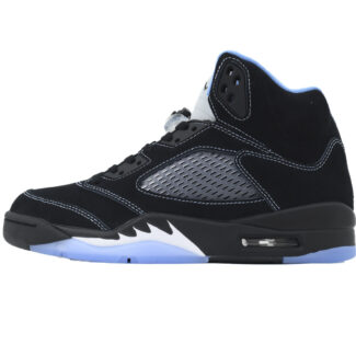 Nike Air Jordan 5 AJ5 5 Retro 'Black University Blue' 2026 Men's Lace-Up Basketball Athletic Sneakers Shoes DD0587-008