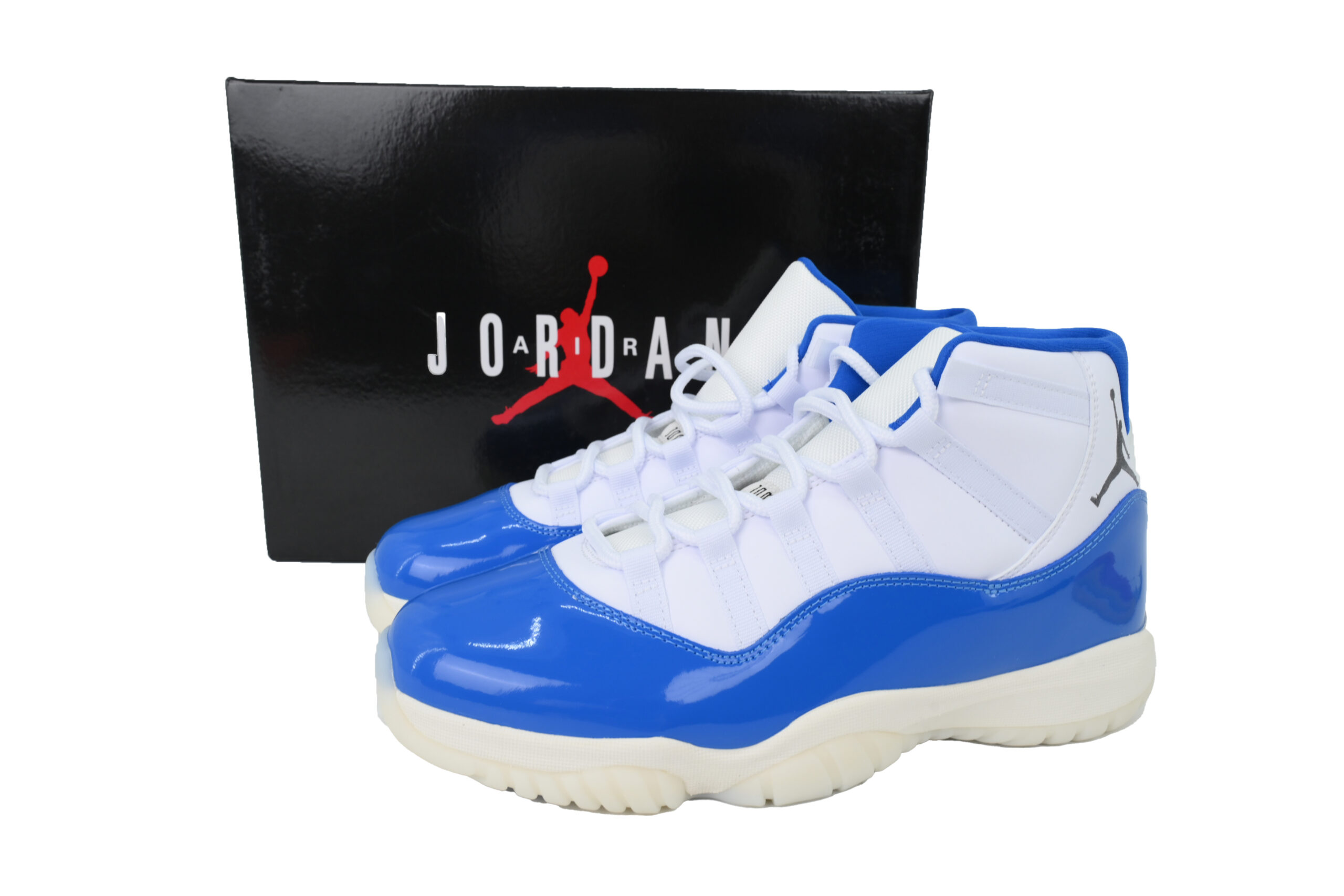 Nike Air Jordan 11 AJ11 Retro Sports Blue Men's Lace-up Basketball Sneakers Athletic Shoes I08959-133 - Image 8