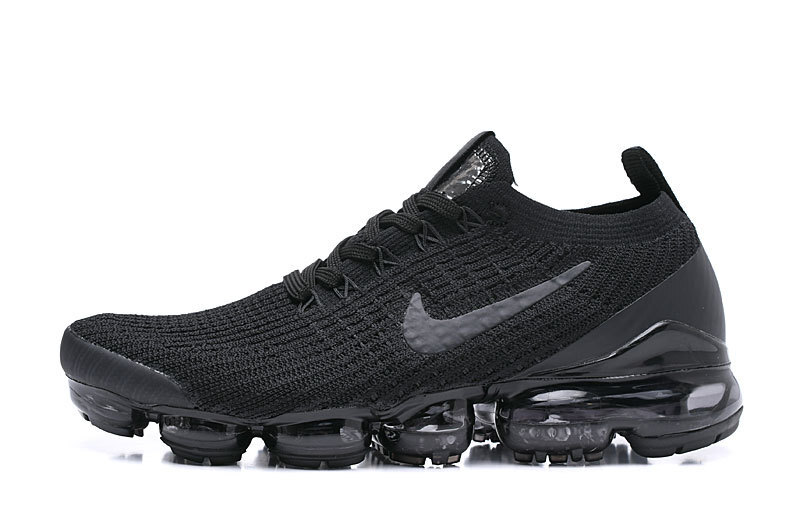 Nike Air VaporMax Flyknit 3 Black/Gray Men's Air Cushion Sneakers Casual Shoes US Sizes 8-11 - Image 2