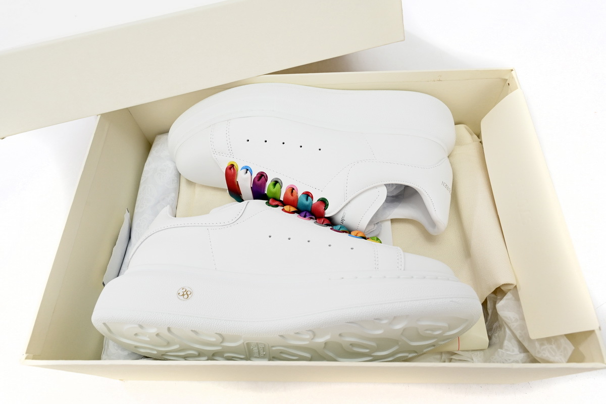 Alexander McQueen Colored Ribbon – Men's Casual Sneakers Shoes - Image 9