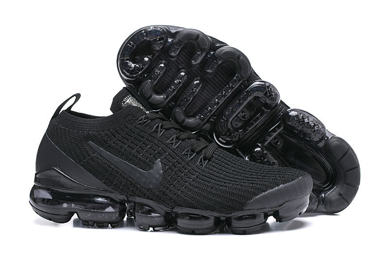 Nike Air VaporMax Flyknit 3 Black/Gray Men's Air Cushion Sneakers Casual Shoes US Sizes 8-11 - Image 6
