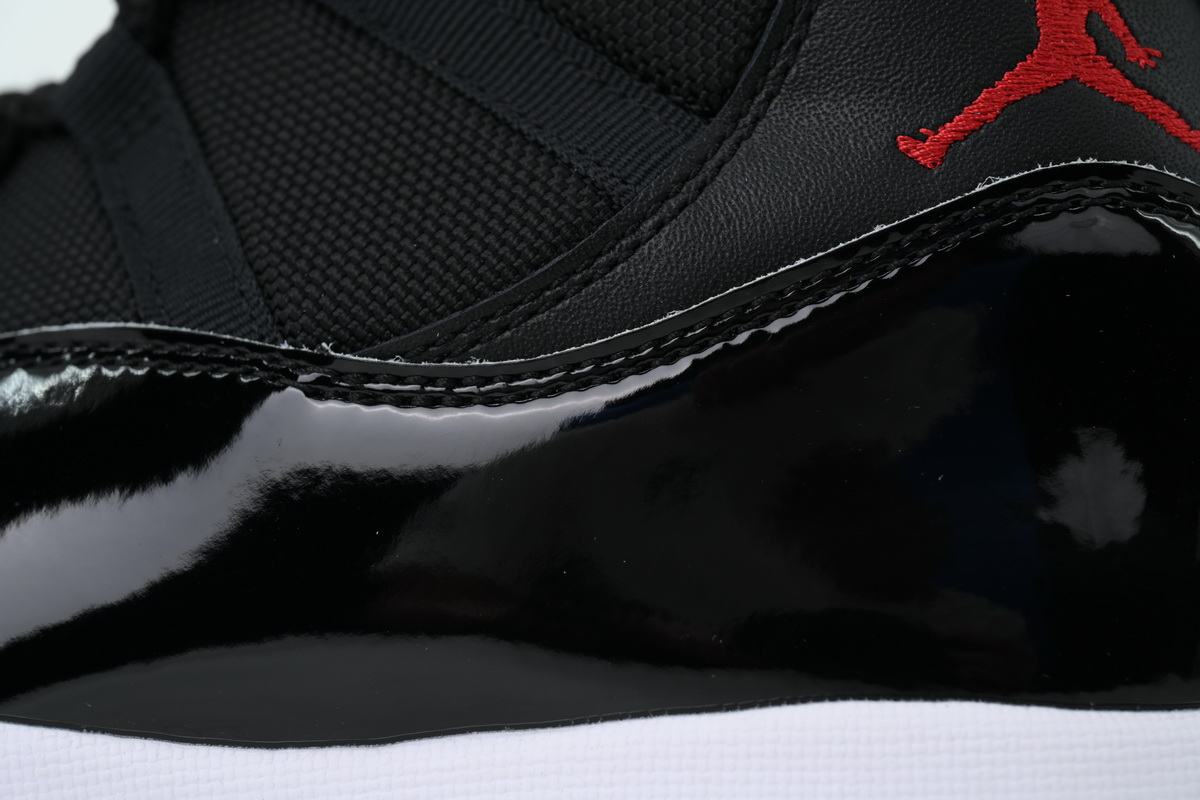 Nike Air Jordan 11 AJ11Retro 'Bred' Men's Lace-up Basketball Sneakers Athletic Shoes 378037-061 - Image 3