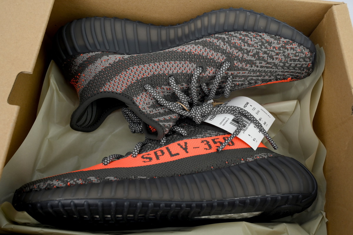 adidas Yeezy Boost 350 V2 Green Grey Men's Low Top Lace-Up Sneakers Athletic Basketball US Size - Image 6