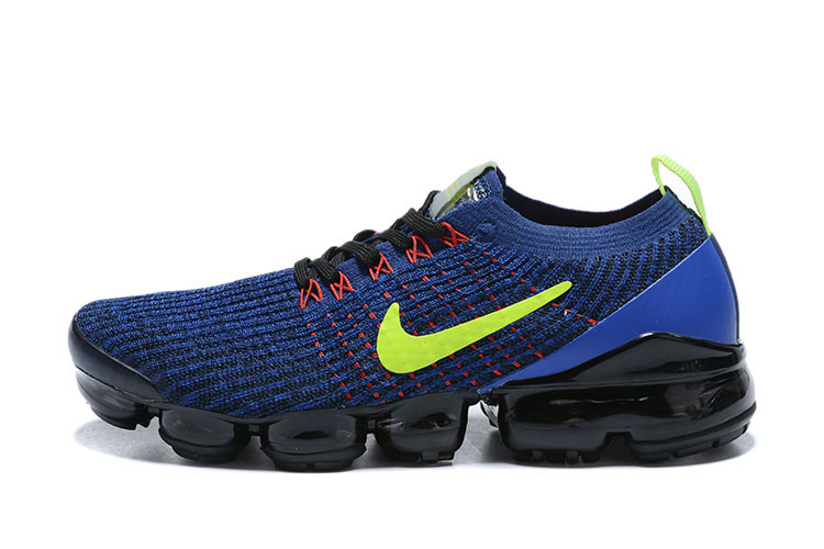 Nike Air VaporMax Flyknit 3 Blue/Green Men's Air Cushion Sneakers Casual Shoes US Sizes 8-11 - Image 2