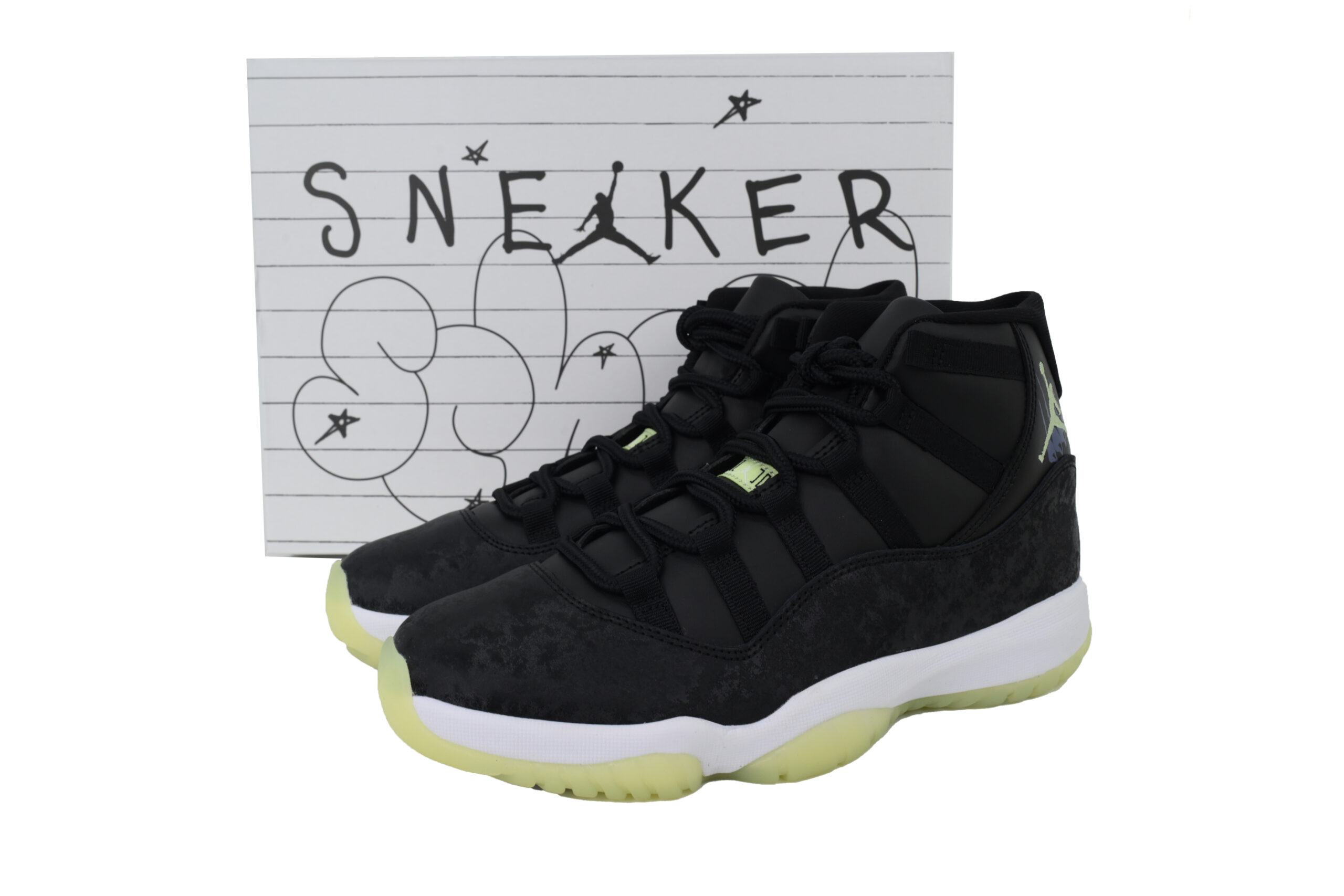 Nike Air Jordan 11 AJ11 Retro GS 'Inner Beast' Men's Lace-up Basketball Sneakers Athletic Shoes IB1378-001 - Image 8