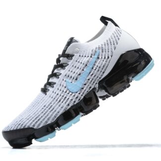 Nike Air VaporMax Flyknit 3 White/Blue Men's Air Cushion Sneakers Casual Shoes US Sizes 8-11