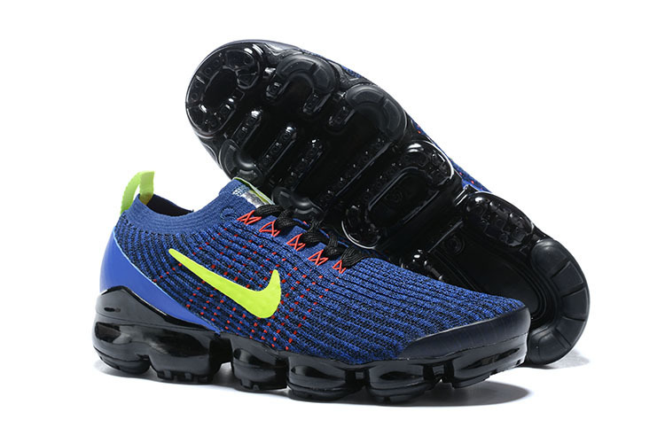 Nike Air VaporMax Flyknit 3 Blue/Green Men's Air Cushion Sneakers Casual Shoes US Sizes 8-11 - Image 6