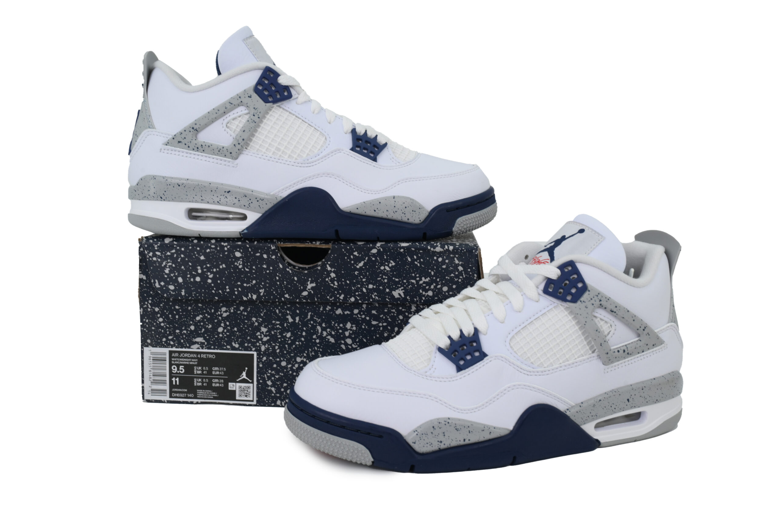 Nike Air Jordan 4 AJ4 Retro Midnight Navy Men's Athletic Sneakers Basketball DH6927-140 - Image 7