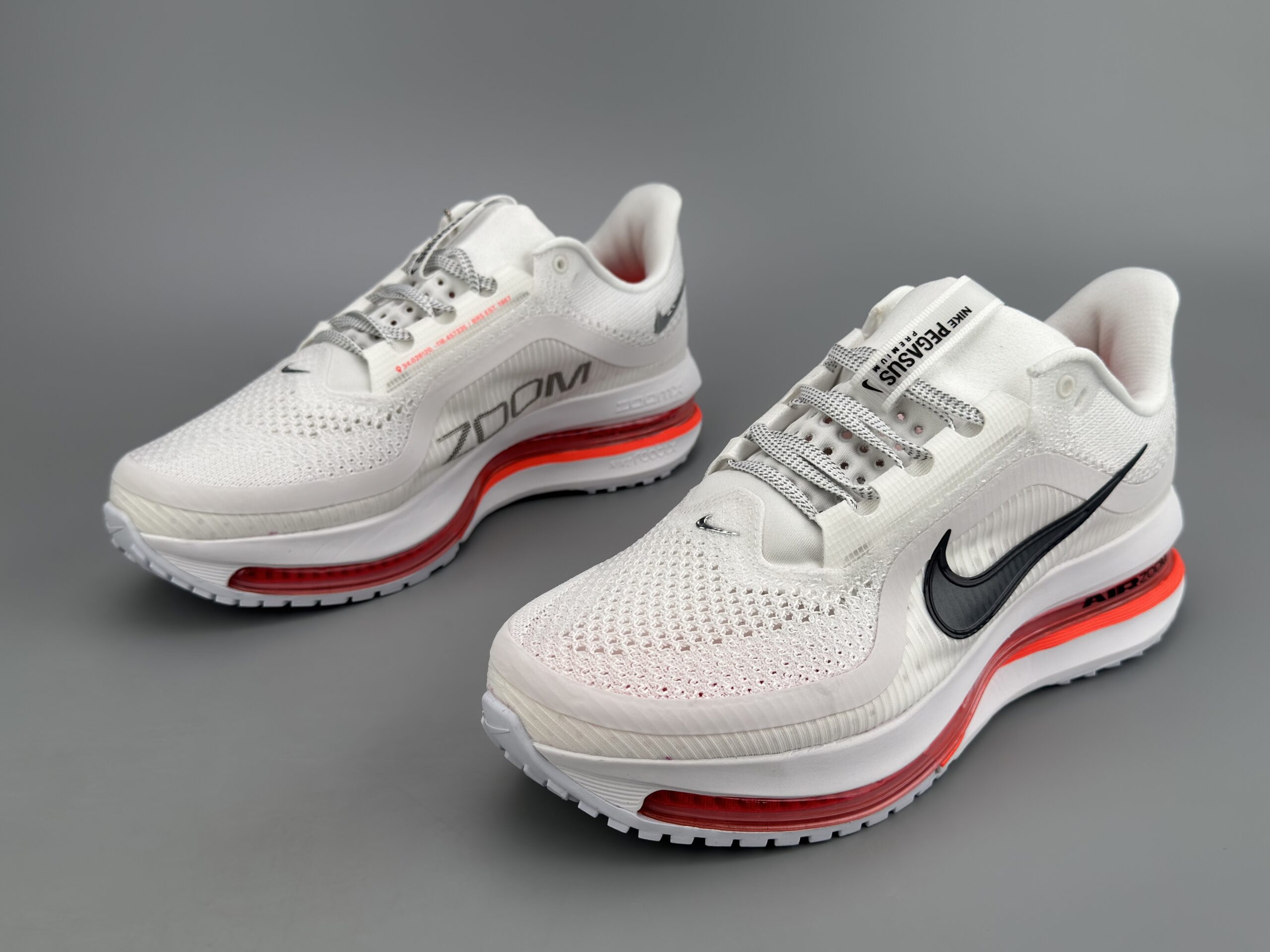 Nike Air Zoom Pegasus Premium White/Gray/Black/Orange Men's Athletic Sneakers Sports Shoes US Size 8-12Nike Air Zoom Pegasus Premium White/Gray/Black/Orange Men's Athletic Sneakers Sports Shoes US Size 8-12 - Image 5