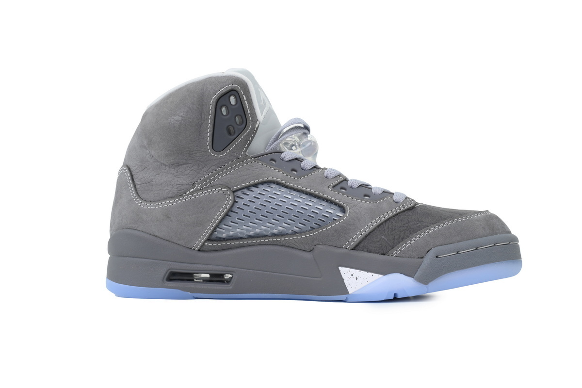 Nike Air Jordan 5 AJ5 Retro 'Wolf Grey' 2026 Men's Lace-Up Basketball Athletic Sneakers Shoes DD0587-002 - Image 2