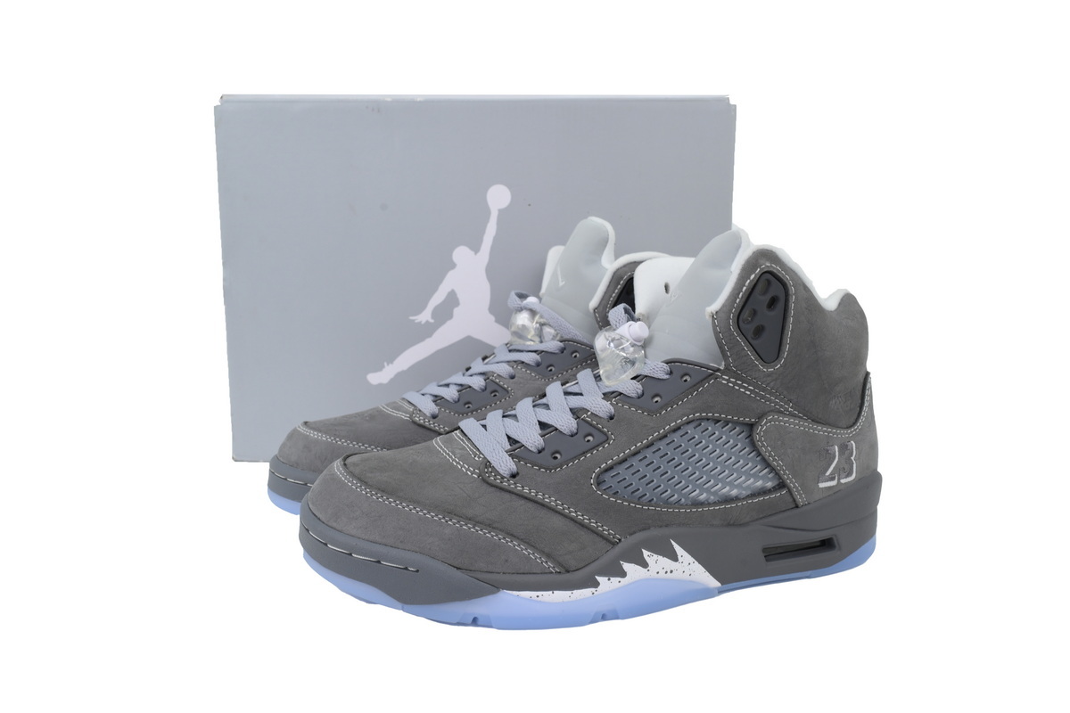 Nike Air Jordan 5 AJ5 Retro 'Wolf Grey' 2026 Men's Lace-Up Basketball Athletic Sneakers Shoes DD0587-002 - Image 8