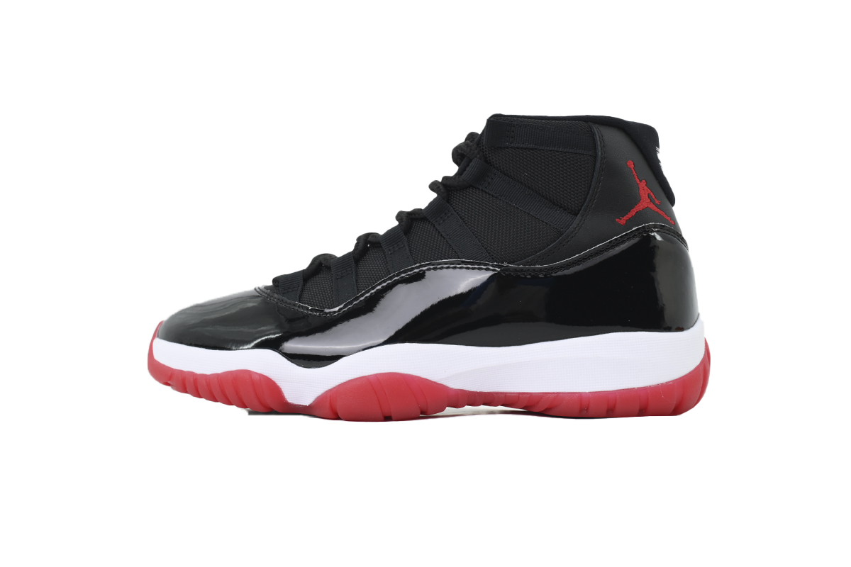 Nike Air Jordan 11 AJ11Retro 'Bred' Men's Lace-up Basketball Sneakers Athletic Shoes 378037-061