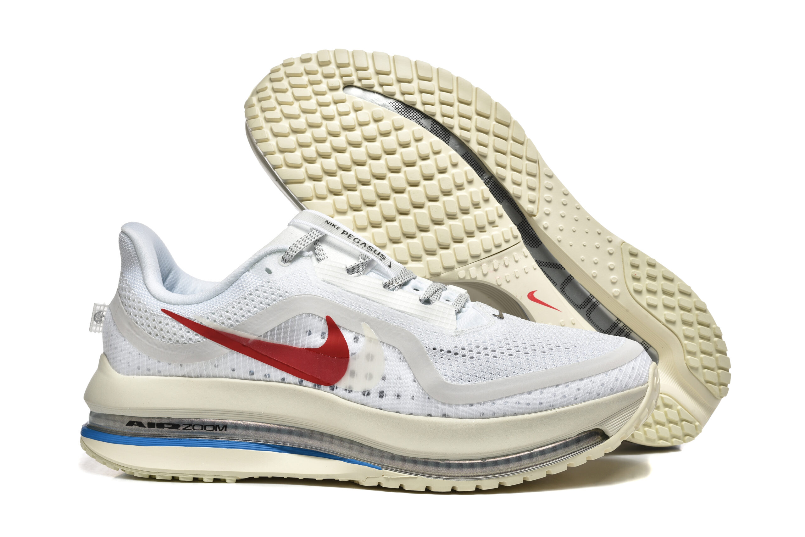 Nike Air Zoom Pegasus Premium White/Red Men's Athletic Sneakers Sports Shoes US Size 8-12 - Image 2
