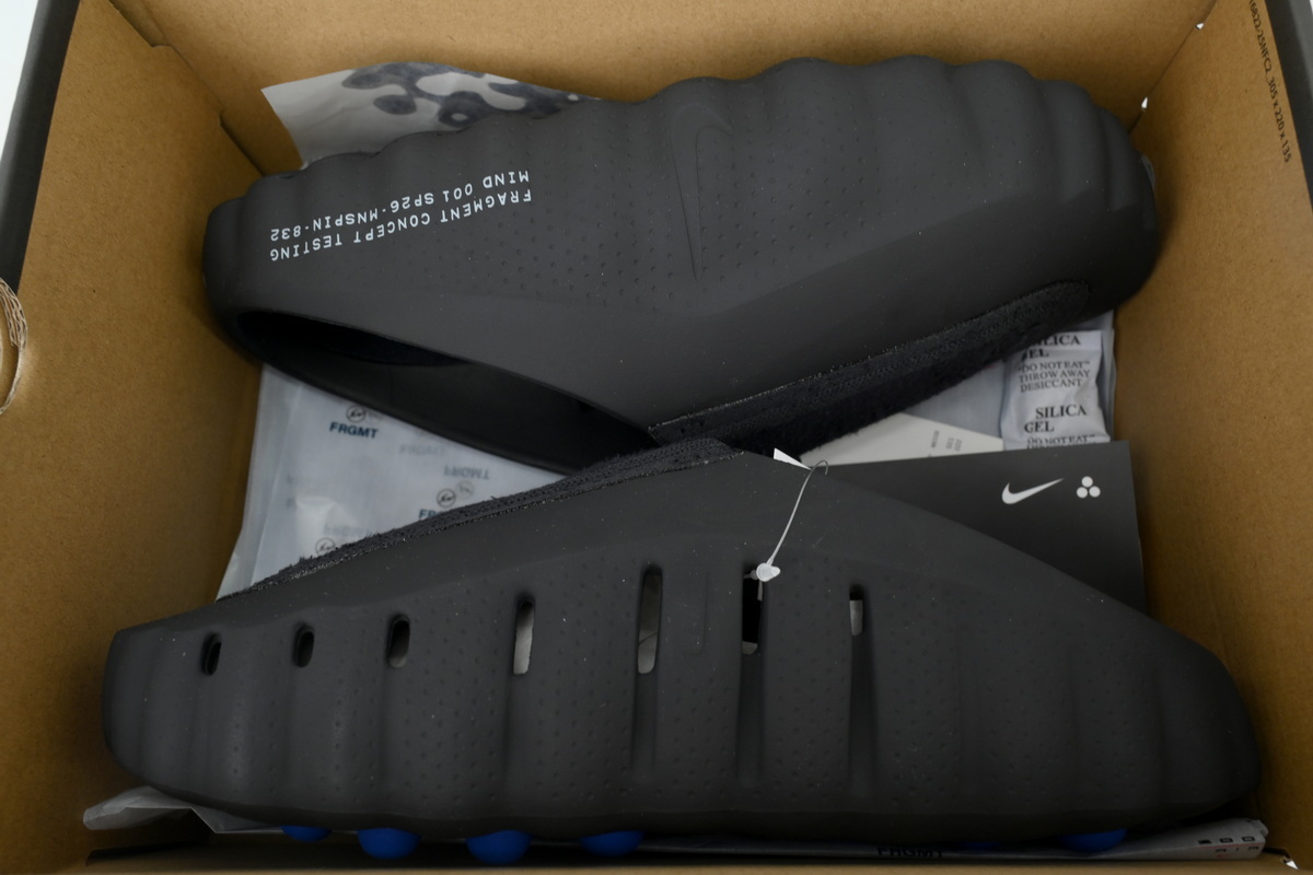 Nike Fragment Design x Nike Mind 001 'Black' Men's Slip-On Low Top Athletic/Sneaker/Casual Black Men size 8-13 IQ8502-001(The size runs small, please order one size up.) - Image 7