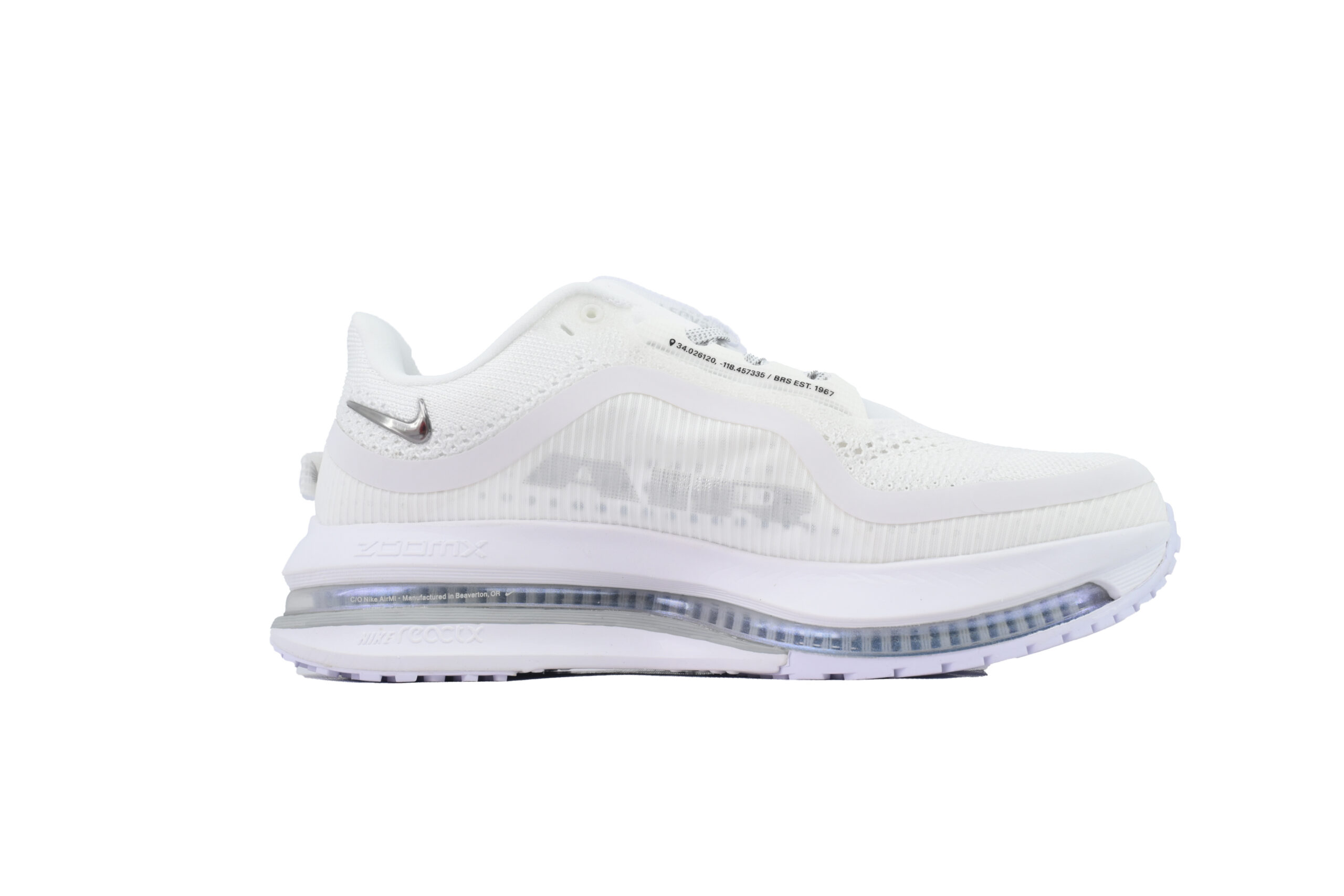 Nike Air Zoom Pegasus Premium White/Silver Men's Athletic Sneakers Sports Shoes US Size 8-12 - Image 2