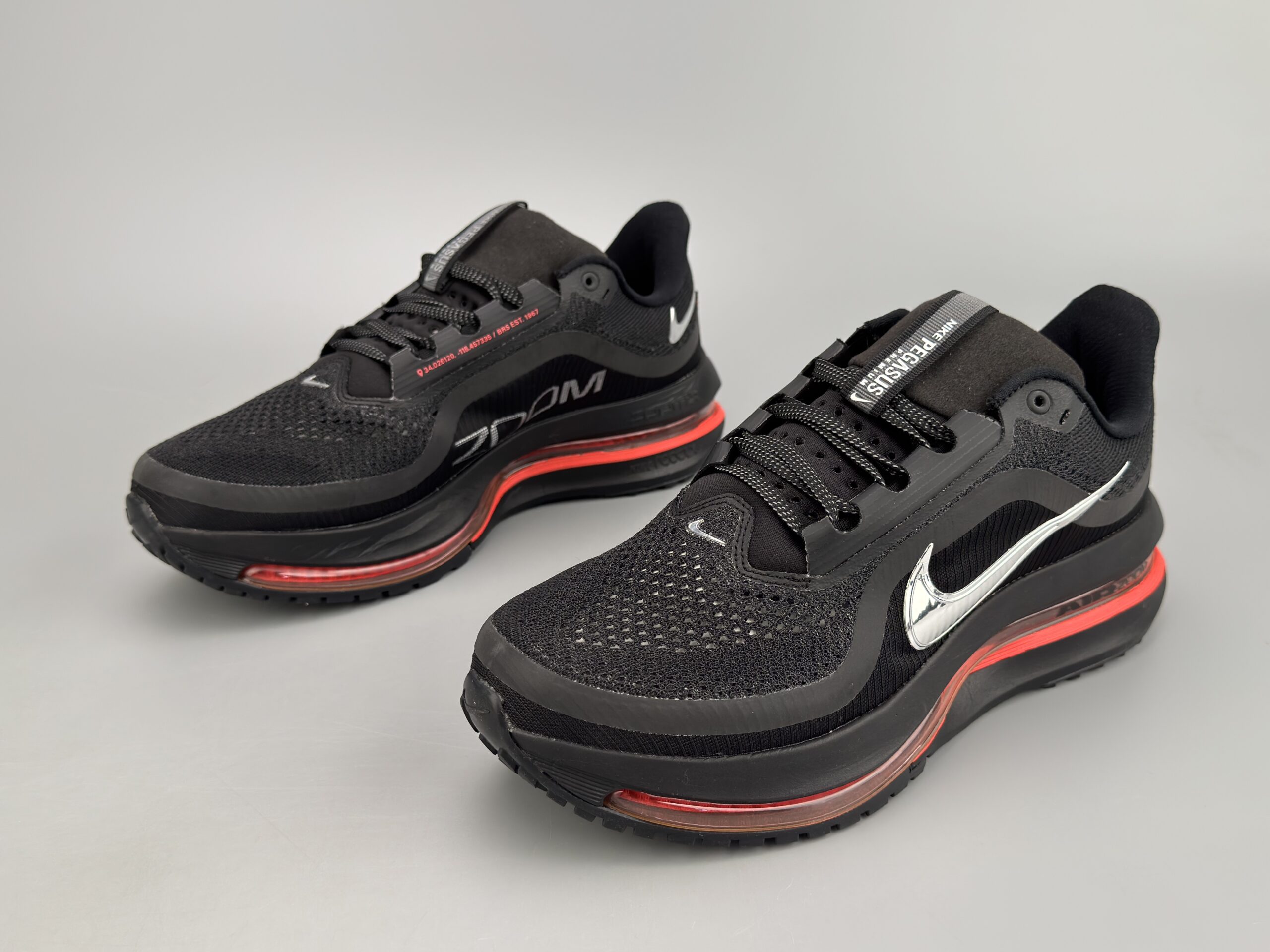 Nike Air Zoom Pegasus Premium Black/Sliver Men's Athletic Sneakers Sports Shoes US Size 8-12 - Image 6