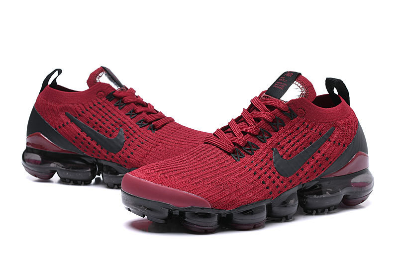 Nike Air VaporMax Flyknit 3 Red/Black Men's Air Cushion Sneakers Casual Shoes US Sizes 8-11 - Image 5