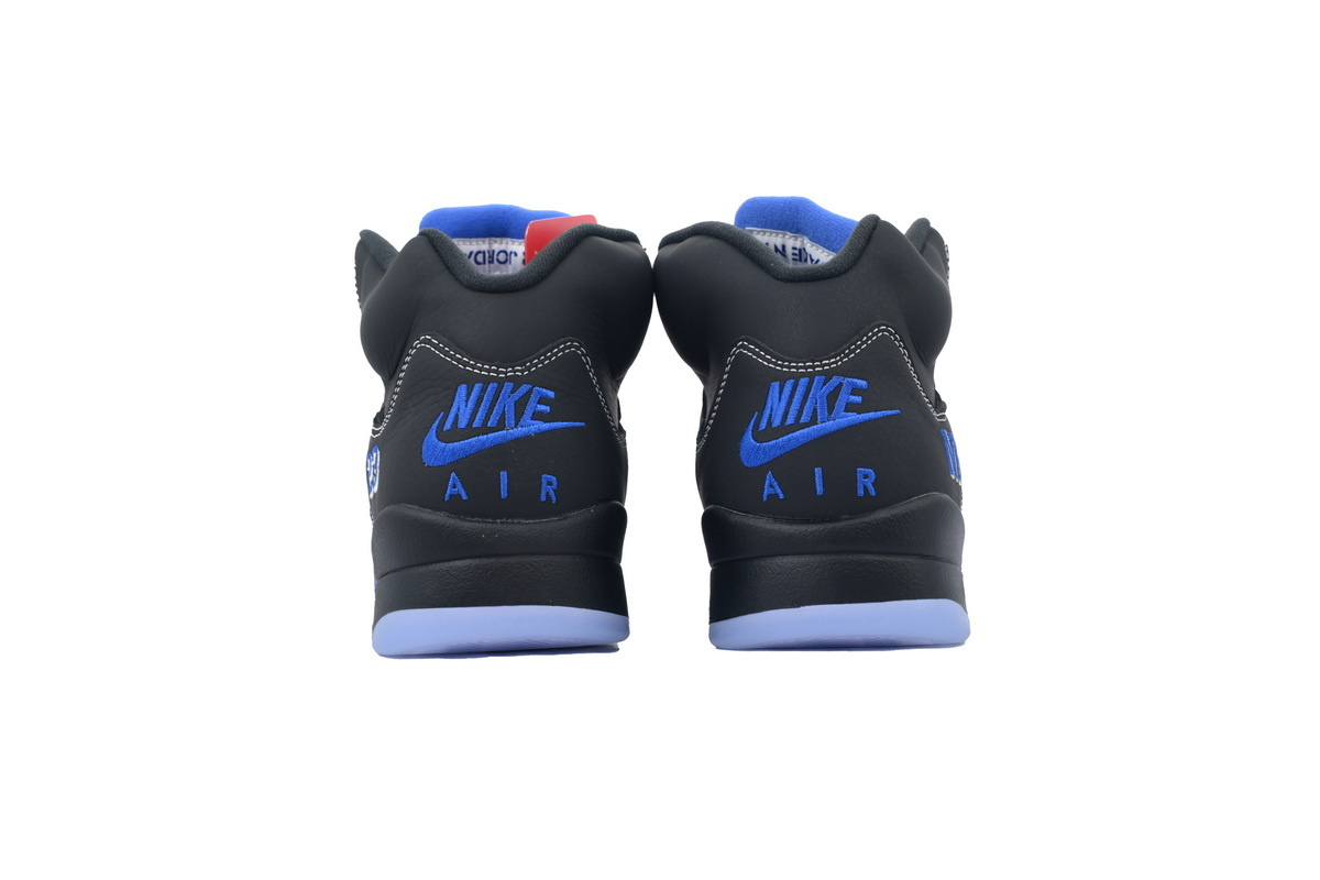Awake NY x Air Jordan 5 AJ5 Retro 'Black Racer Blue' Men's Lace-Up Basketball Athletic Sneakers Shoes DV4982-004 - Image 4