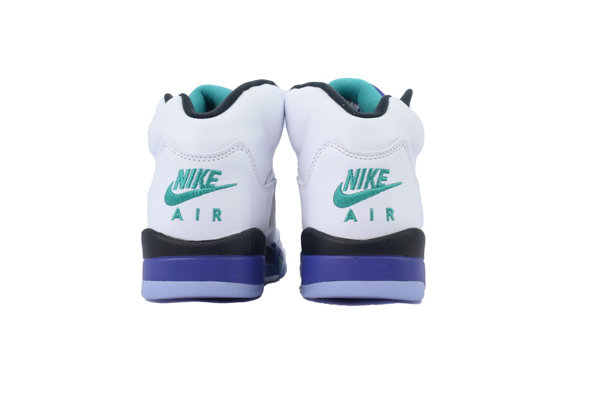 Nike Air Jordan 5 AJ5 Retro 'Grape' 2025 Men's Lace-Up Basketball Athletic Sneakers Shoes HQ7978-100 - Image 4