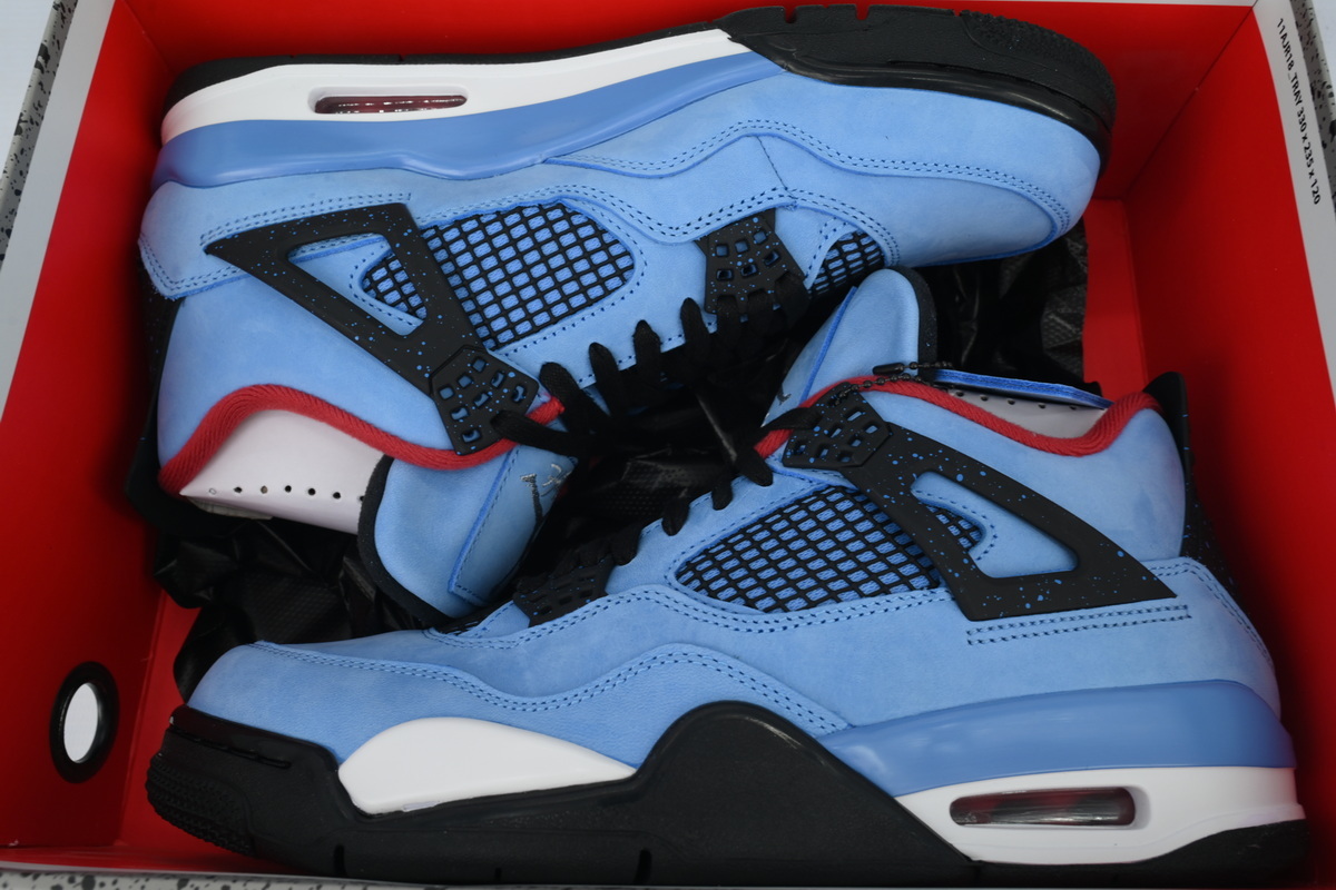 Nike Air Jordan 4 AJ4 Retro Houston Oilers Men's Athletic Sneakers Basketball 308497-406 - Image 2