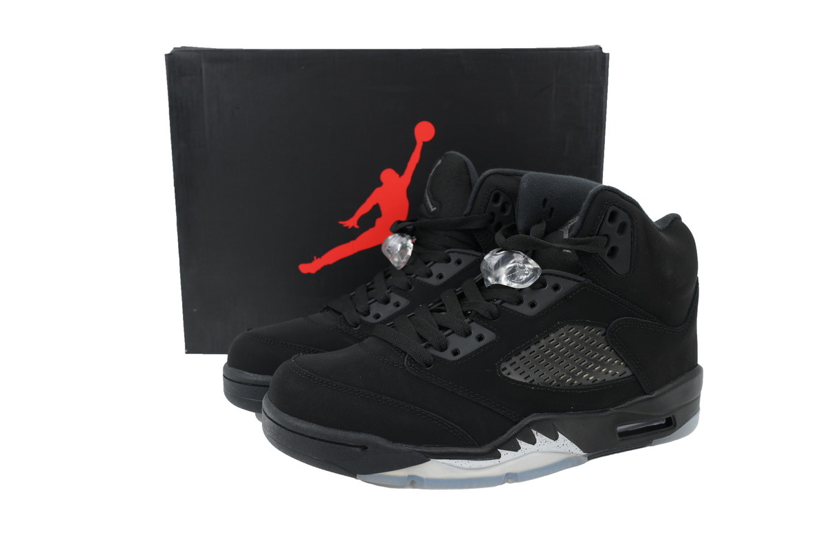 Nike Air Jordan 5 AJ5 Retro SE 'Black Cat' Men's Lace-Up Basketball Athletic Sneakers Shoes FZ2239-001 - Image 8