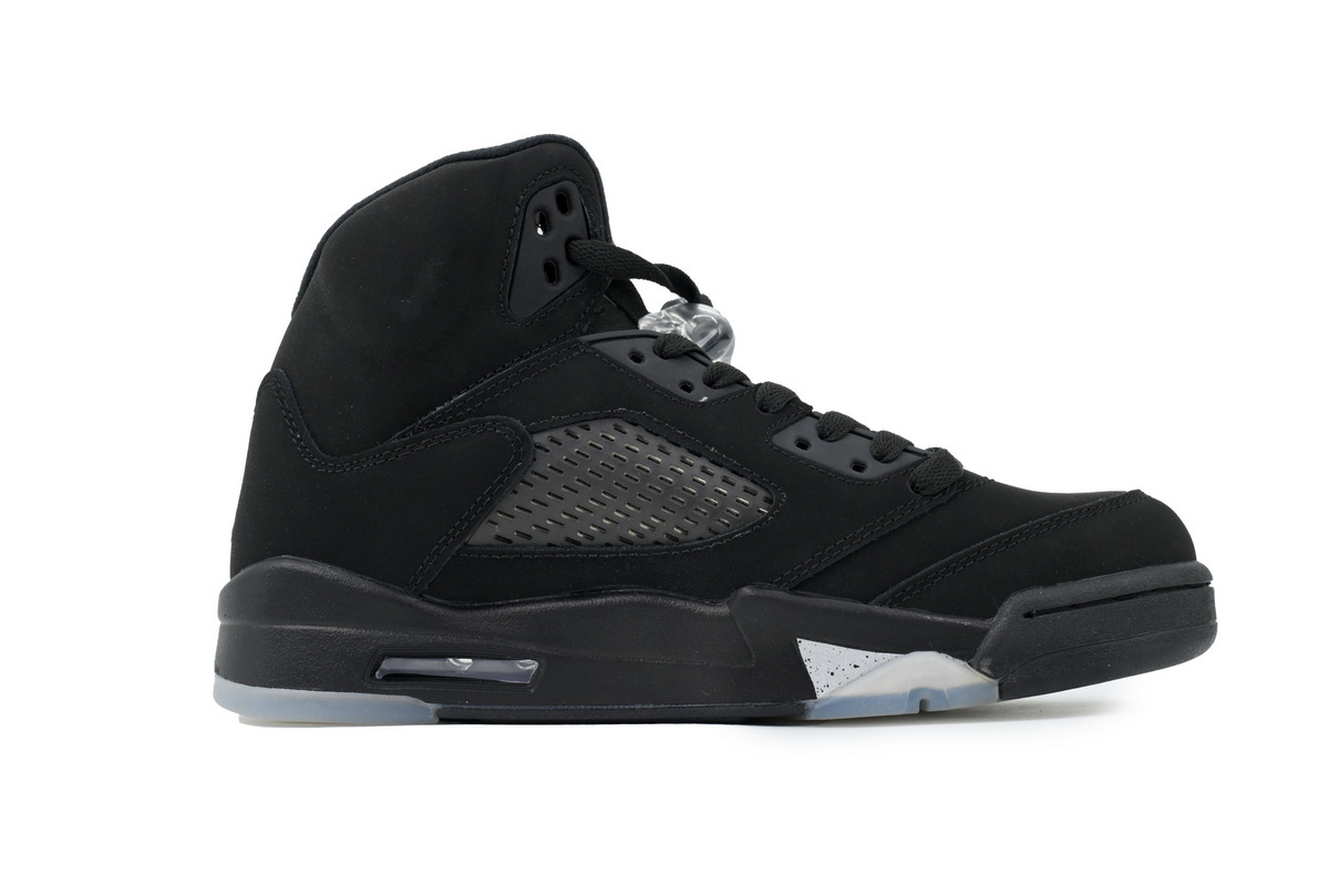 Nike Air Jordan 5 AJ5 Retro SE 'Black Cat' Men's Lace-Up Basketball Athletic Sneakers Shoes FZ2239-001 - Image 2