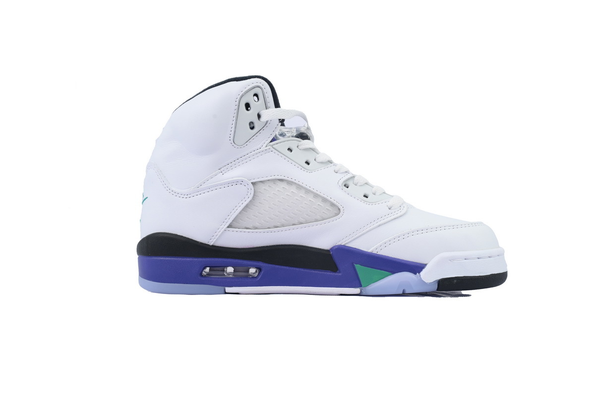 Nike Air Jordan 5 AJ5 Retro 'Grape' 2025 Men's Lace-Up Basketball Athletic Sneakers Shoes HQ7978-100 - Image 2