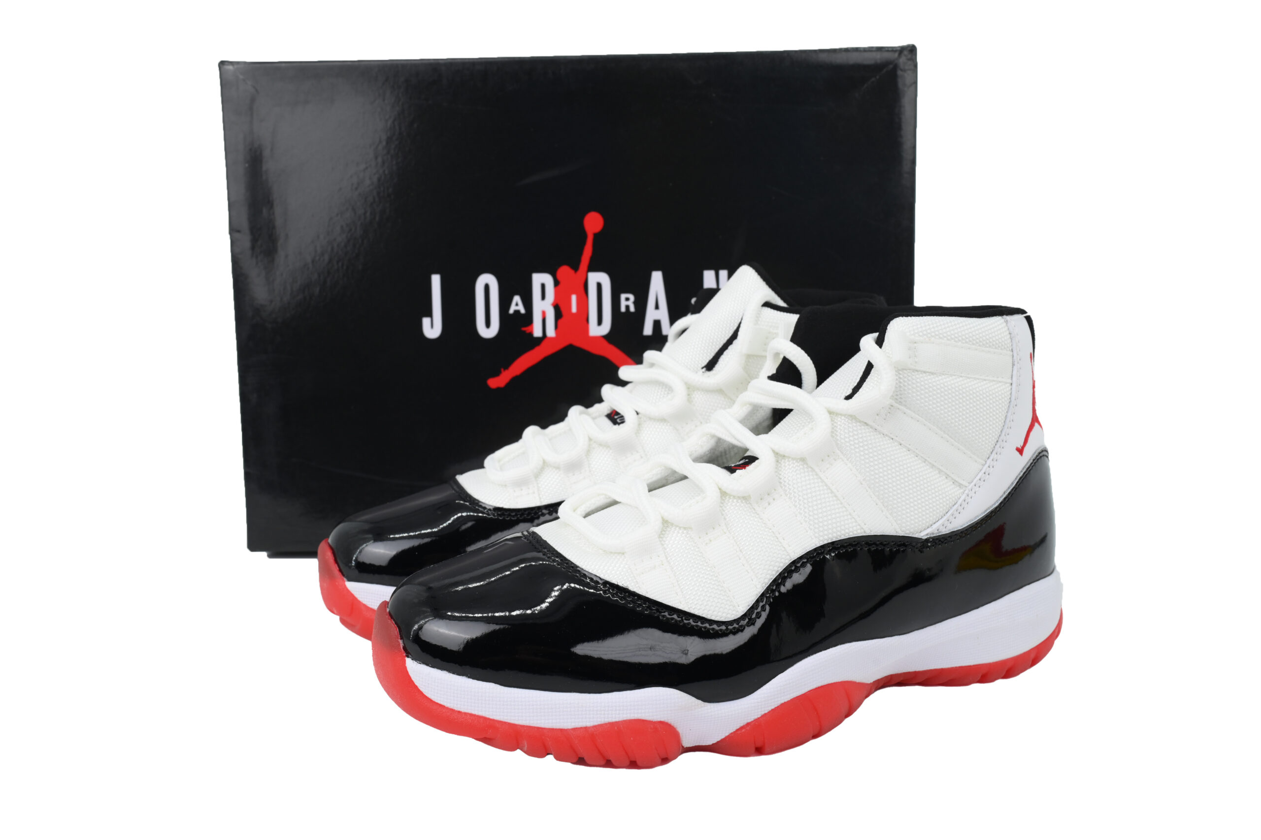 Nike Air Jordan 11 AJ11 Retrowhite Black Red Men's Lace-up Basketball Sneakers Athletic Shoes CT8012-106 - Image 8