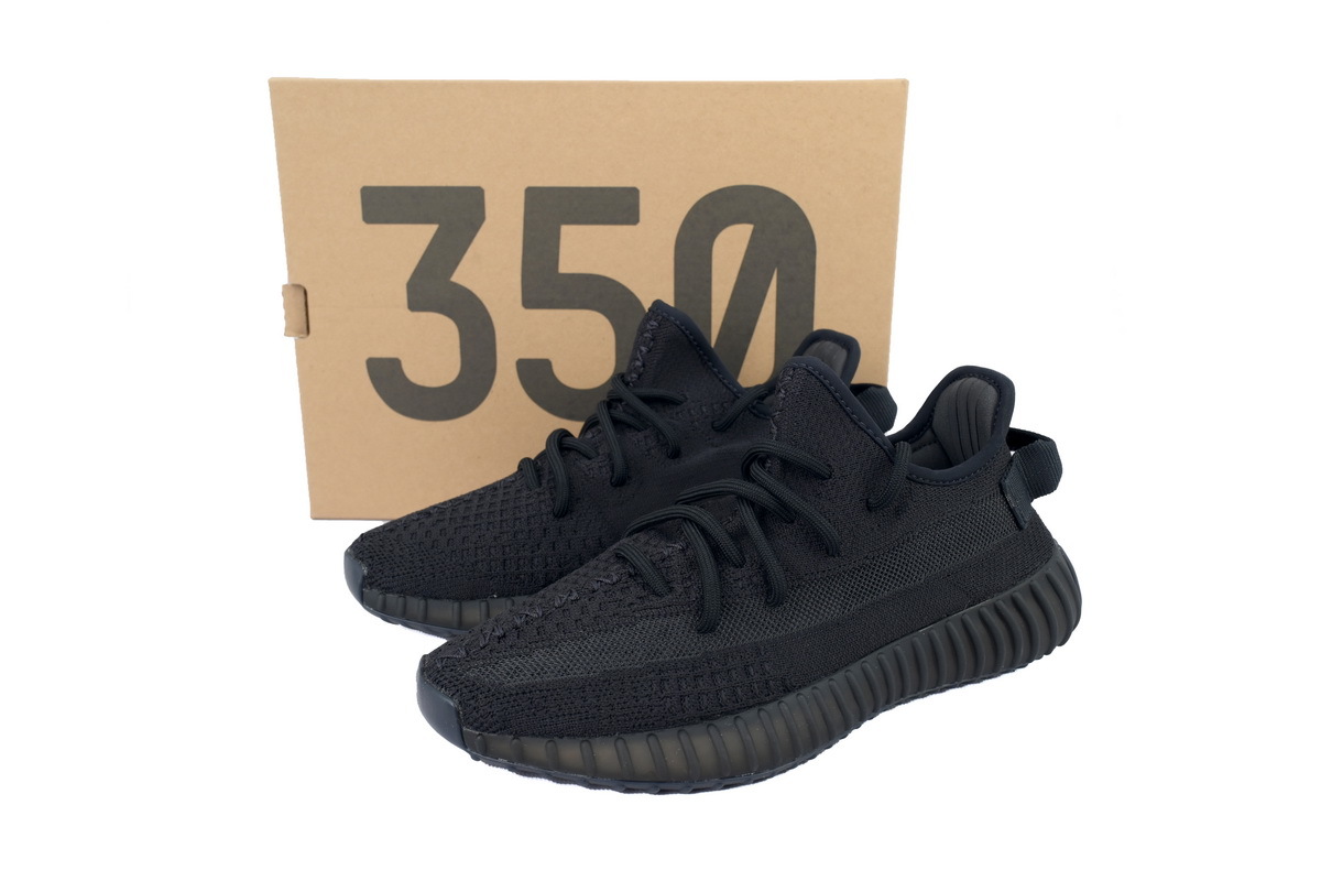 adidas Yeezy Boost 350 V2 'Onyx' Men's Low Top Lace-Up Sneakers Athletic Basketball US Size - Image 8