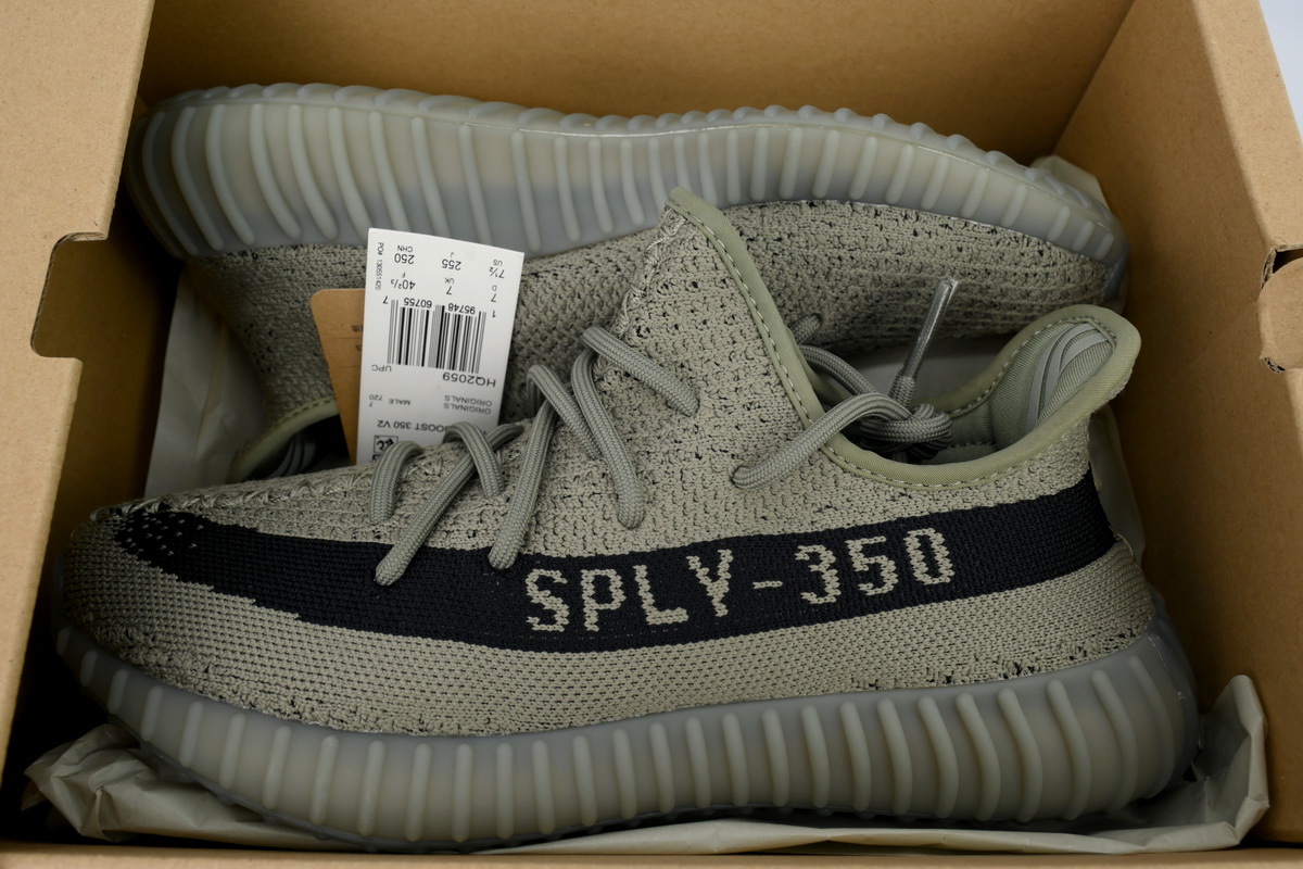adidas Yeezy Boost 350 V2 Granite Men's Low Top Lace-Up Sneakers Athletic Basketball US Size - Image 6