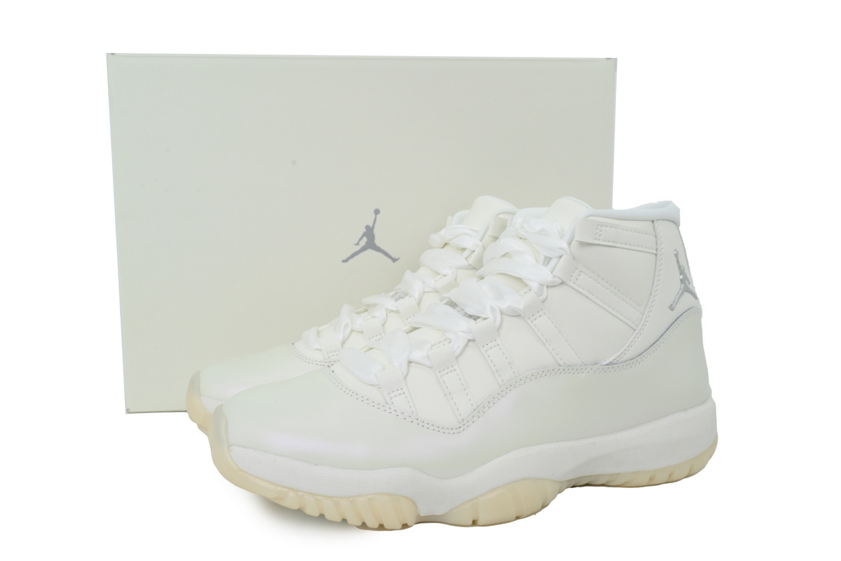 Nike Air Jordan 11 AJ11 Retro 'Pearl - Grand Finale' 2026 Men's Lace-up Basketball Sneakers Athletic Shoes AR0715-110 - Image 8