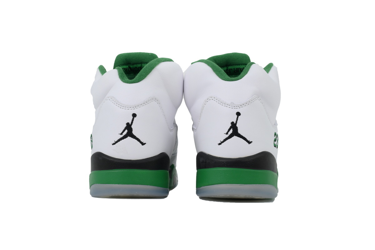 Wmns Air Jordan 5 AJ5 Retro 'Lucky Green' Men's Lace-Up Basketball Athletic Sneakers DD9336-103 - Image 4