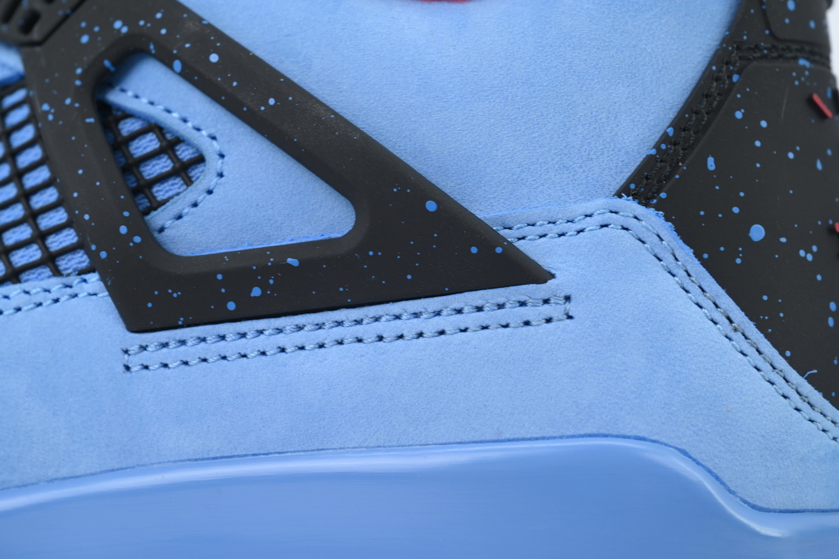 Nike Air Jordan 4 AJ4 Retro Houston Oilers Men's Athletic Sneakers Basketball 308497-406 - Image 8