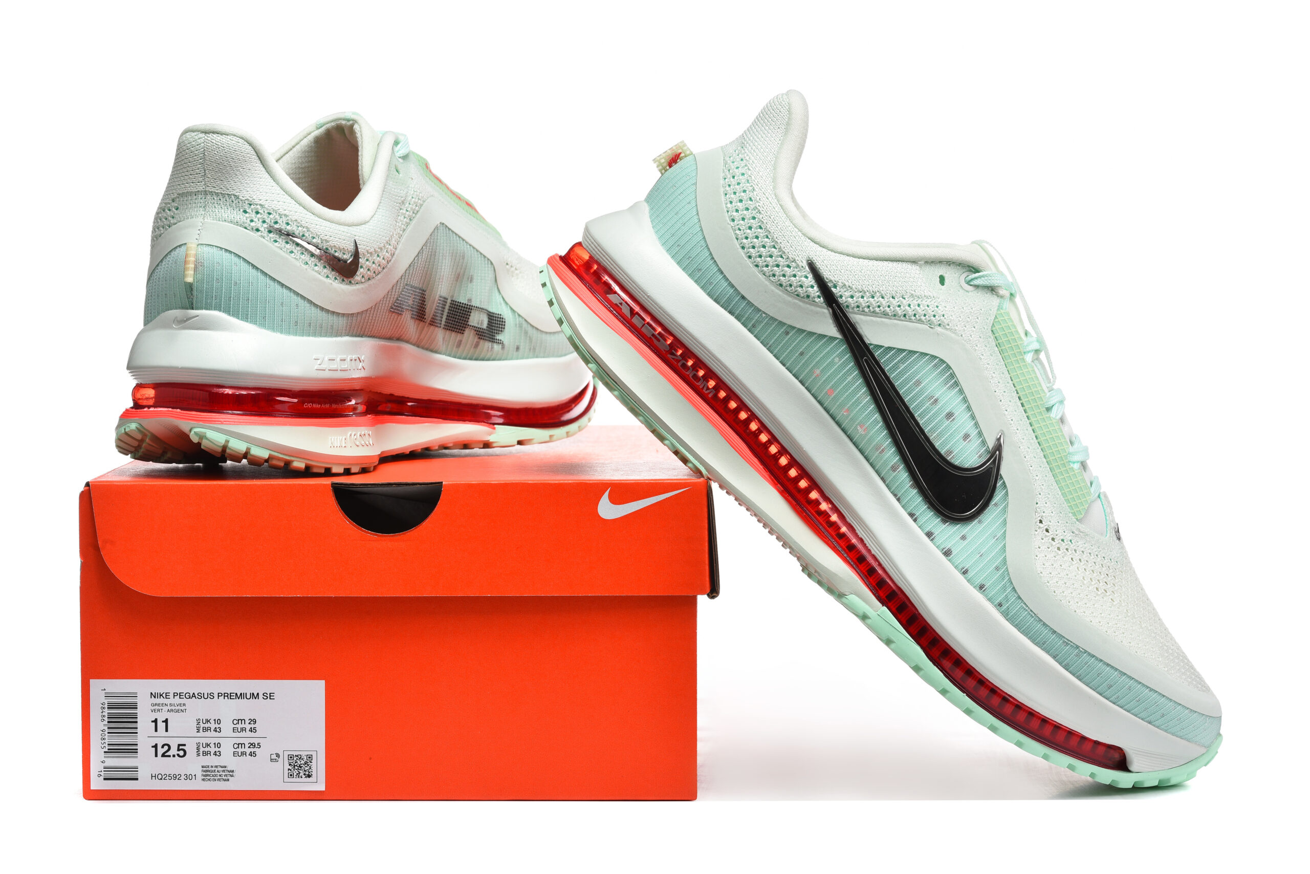 Nike Air Zoom Pegasus Premium Light Green/Black Men's Athletic Sneakers Sports Shoes US Size 8-12 - Image 7