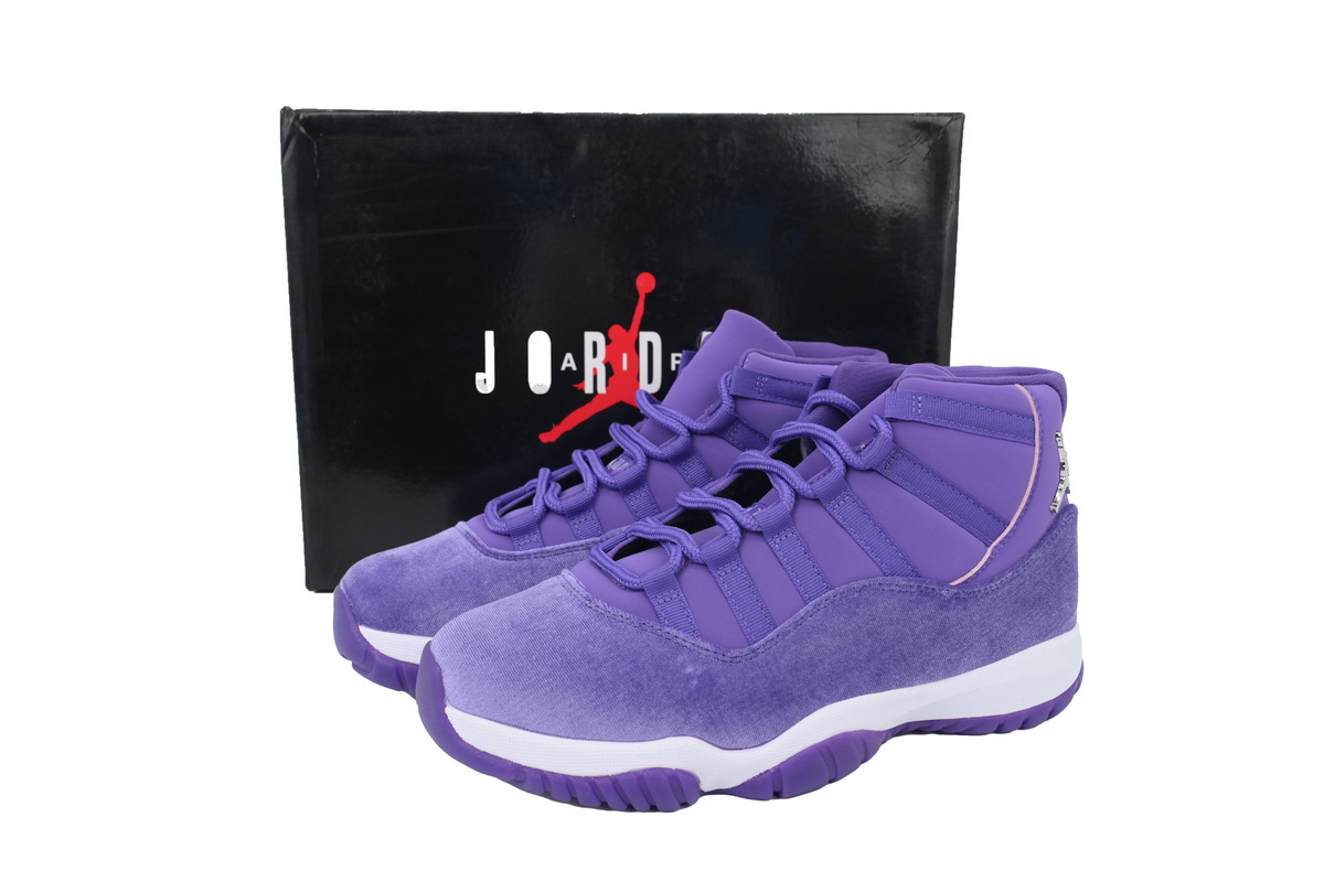 Nike Air Jordan 11 AJ11 Retro PURPLE RAIN Men's Lace-up Basketball Sneakers Athletic Shoes CT8012-555 - Image 7
