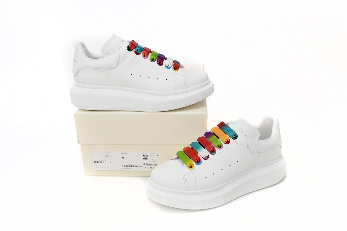Alexander McQueen Colored Ribbon – Men's Casual Sneakers Shoes - Image 8