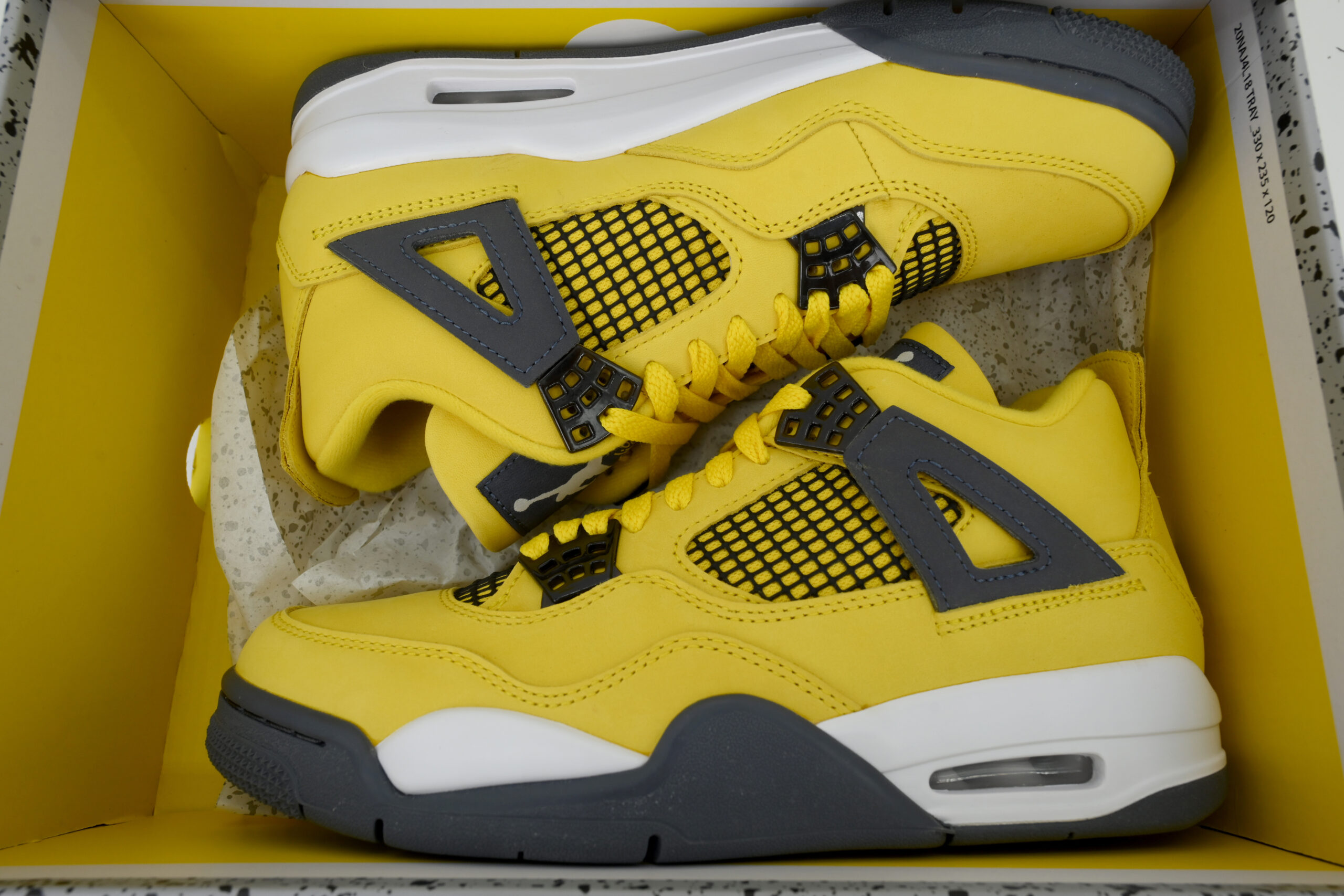 Nike Air Jordan 4 AJ4 Retro LS Lightning Men's Athletic Sneakers Basketball CT8527-700 - Image 6