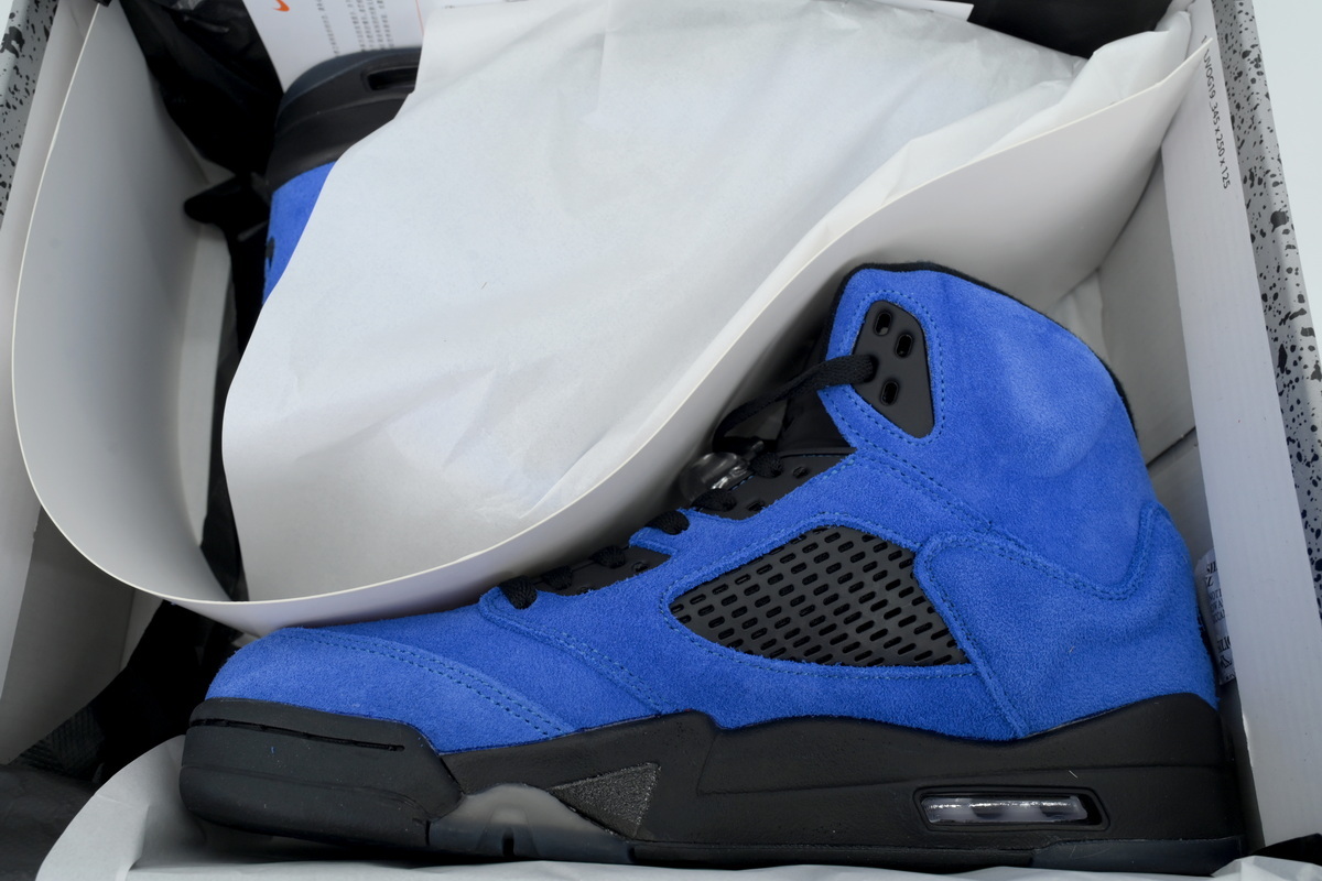 Nike Air Jordan 5 AJ5 5 Retro Blue Men's Lace-Up Basketball Athletic Sneakers Shoes DD0587-400 - Image 6