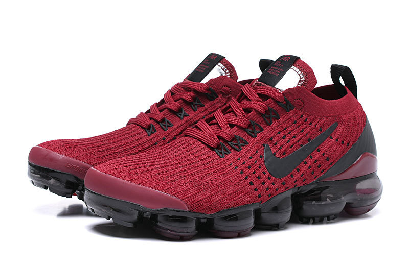 Nike Air VaporMax Flyknit 3 Red/Black Men's Air Cushion Sneakers Casual Shoes US Sizes 8-11 - Image 3