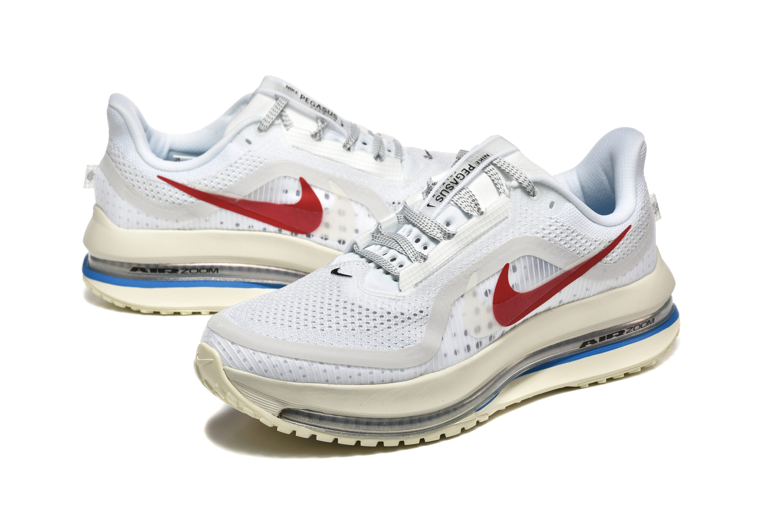 Nike Air Zoom Pegasus Premium White/Red Men's Athletic Sneakers Sports Shoes US Size 8-12 - Image 5