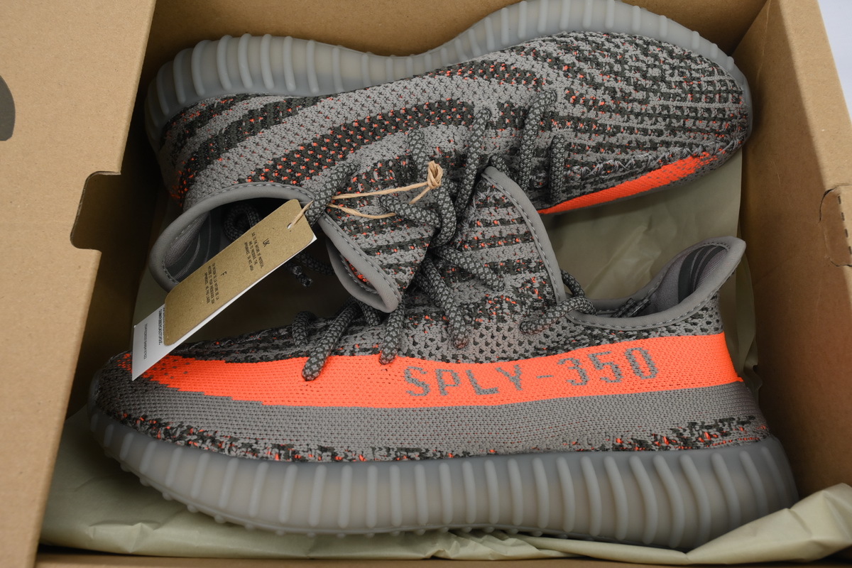 adidas Yeezy Boost 350 V2 Beluga Reflective Men's Low Top Lace-Up Sneakers Athletic Basketball US Size - Image 6