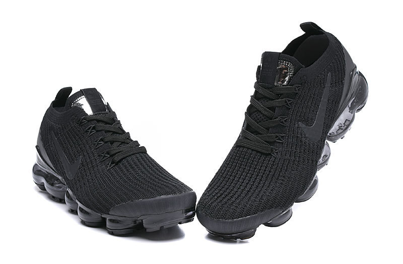 Nike Air VaporMax Flyknit 3 Black/Gray Men's Air Cushion Sneakers Casual Shoes US Sizes 8-11 - Image 4