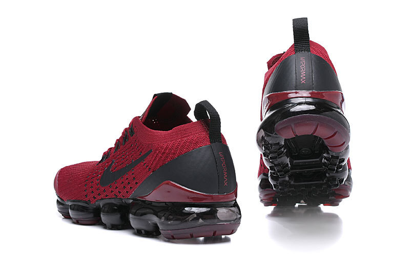 Nike Air VaporMax Flyknit 3 Red/Black Men's Air Cushion Sneakers Casual Shoes US Sizes 8-11 - Image 7